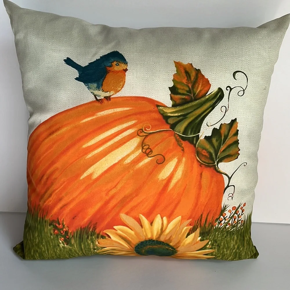 Pumpkin Pillow Accent Pillow Throw Pillow Fall Throw Pillows - Picture 7 of 9